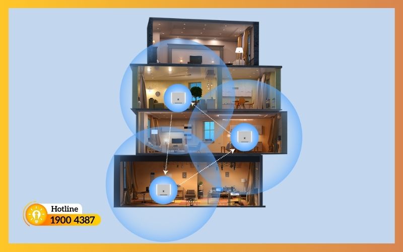 WiFi cho nhà 4 tầng-iSolution #3