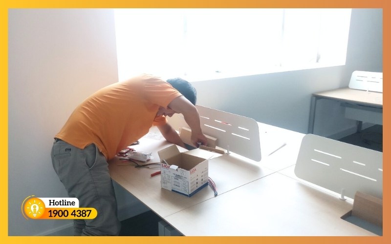 Kiểm tra hệ thống chiếu sáng và ổ cắm tòa nhà