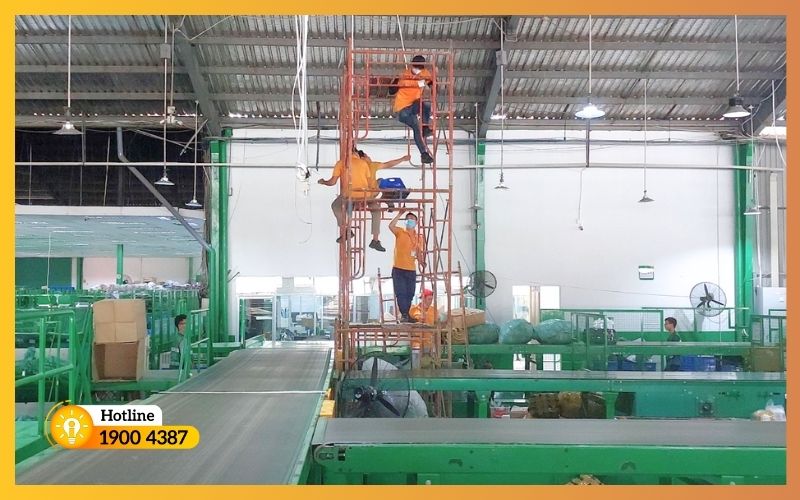 Tiêu chuẩn chiếu sáng nhà xưởng hiện nay