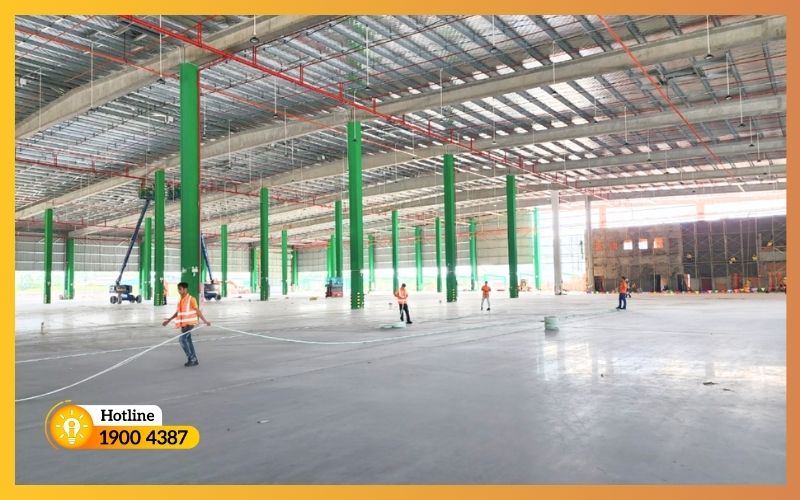 Lắp đặt hệ thống đèn chiếu sáng chính