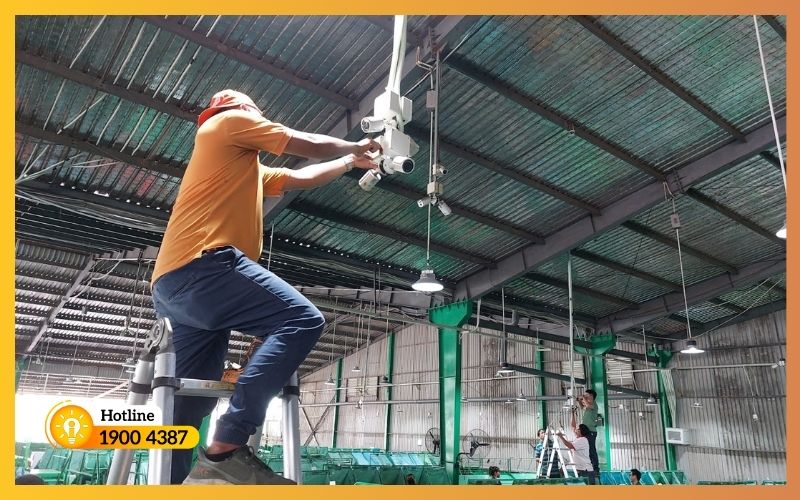 Camera giám sát trong thiết kế điện nhẹ cho trung tâm thương mại