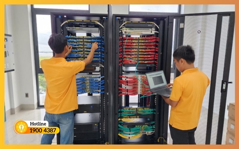 Thi công hệ thống mạng LAN, WiFi cho khách sạn với tốc độ cao