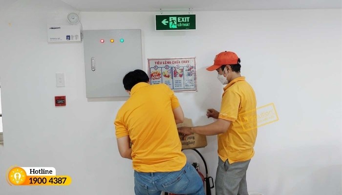 thi cong he thong bao chay va bao dong tai chau doc 5