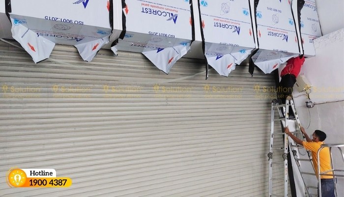 thi cong he thong dien chieu sang va mang lan cho cong ty hung phat 2