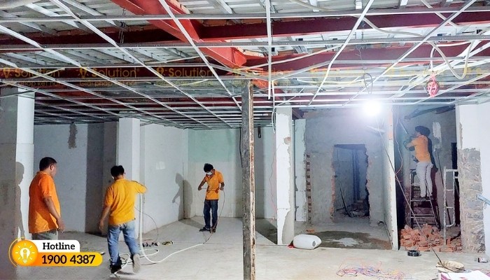 thi cong he thong dien chieu sang va mang lan cho cong ty hung phat 3