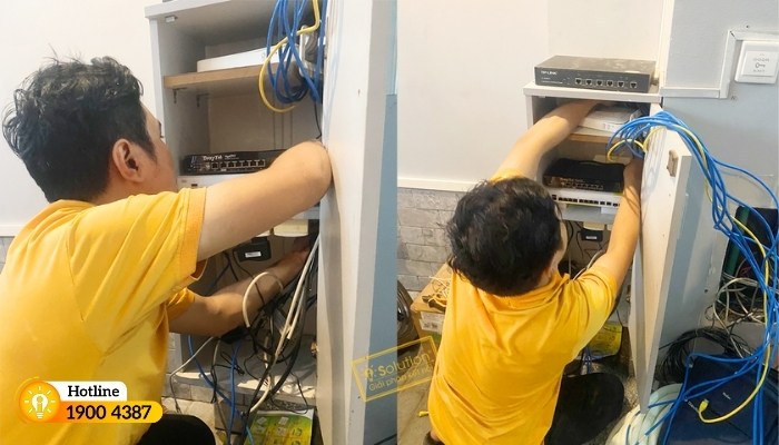 thi cong mang lan va lap wifi cho d1 group architects 5