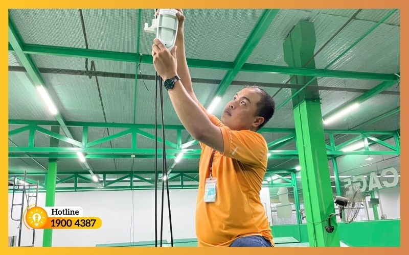 Kiểm tra và bảo dưỡng hệ thống chiếu sáng