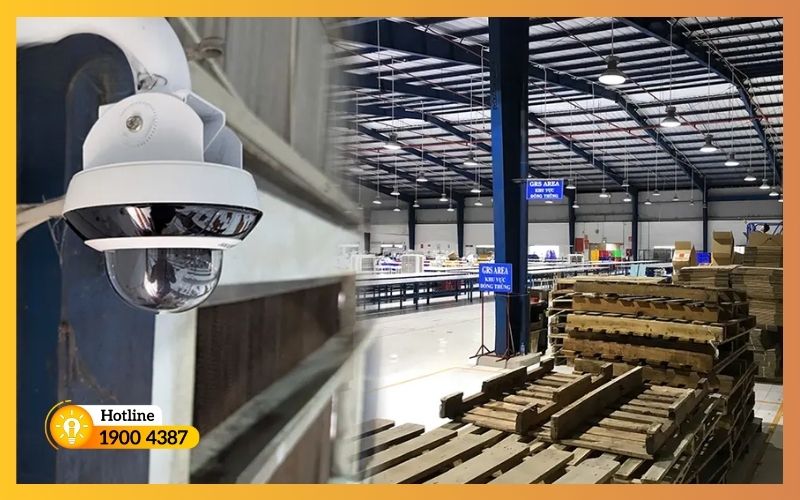 Lắp đặt camera cho khu công nghiệp