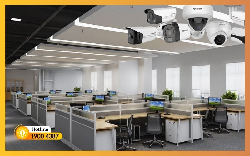 Lắp đặt camera giám sát cho văn phòng