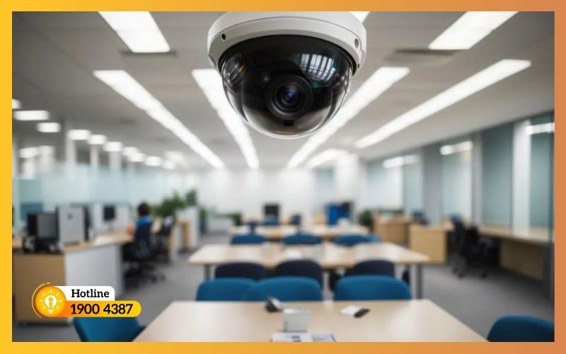 Lắp đặt camera giám sát cho văn phòng làm việc