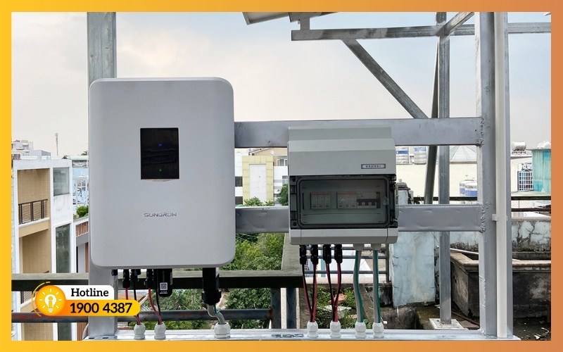 Thi công hệ thống inverter và tủ điện