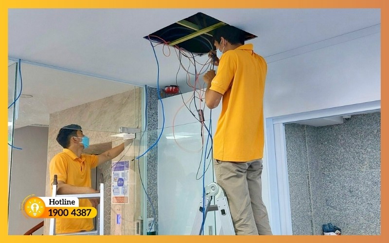 Thi công hệ thống điện tổng thể văn phòng