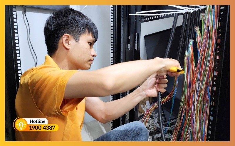 Quy trình thi công điện mạng văn phòng tại Long An