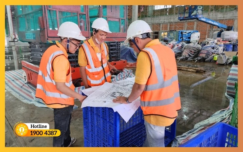 Quy trình thi công điện nhà xưởng Bình Dương