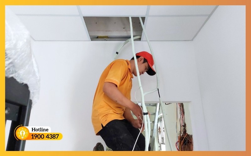 Thi công hệ thống cáp mạng và ống gen