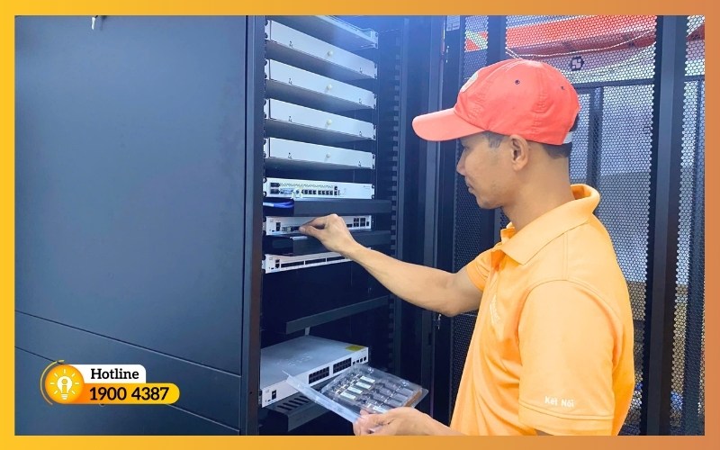 Thi công switch, router và firewall