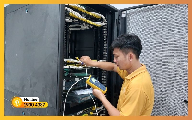 Tủ mạng thiết kế chuẩn, hỗ trợ luồng gió làm mát