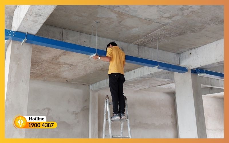 Đi dây âm tường, nổi trần, linh hoạt theo mặt bằng