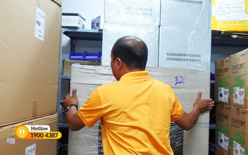 Quy trình chuẩn bị và vận chuyển thiết bị